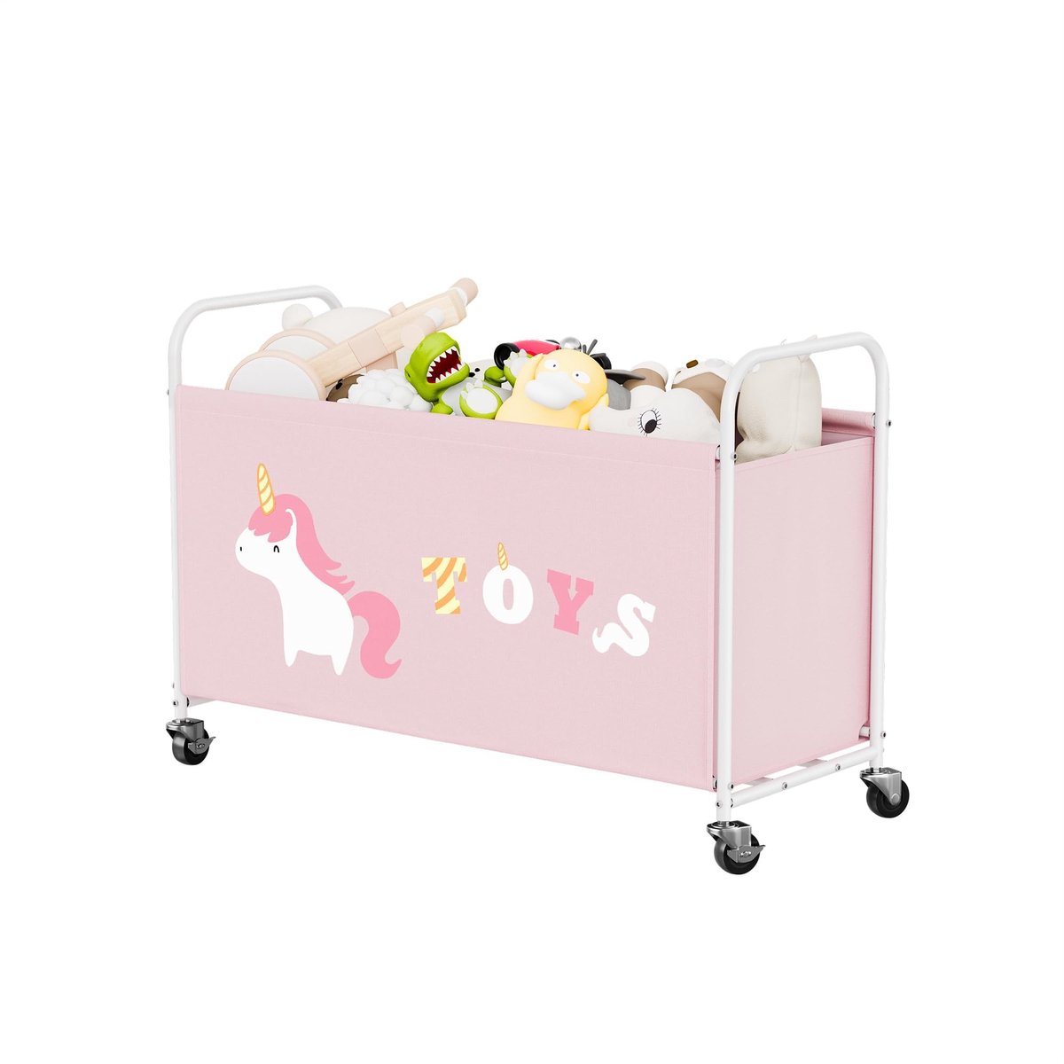 Omgoods - Grote Opbergdoos voor Speelgoed met Wielen, 135L