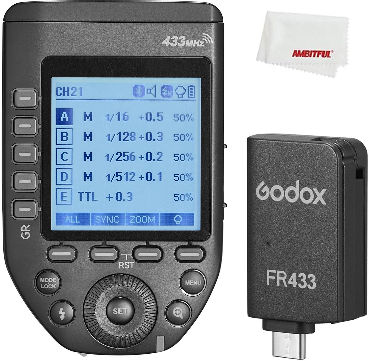 Omgoods - Draadloze Flash Trigger voor Sony Camera's met TTL en LCD Display