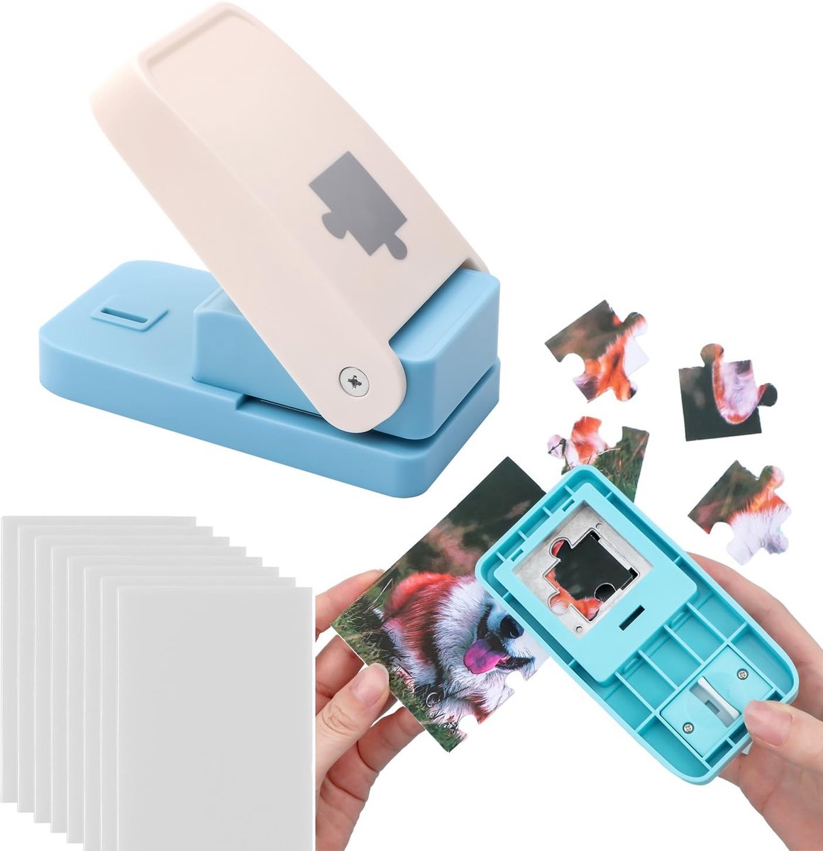 Omgoods - Puzzle Maker Machine voor Jigsaw Puzzels met 10 Adhesieve Foams