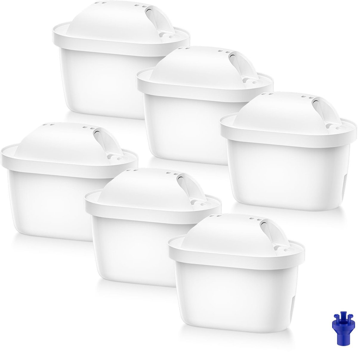 Omgoods - Set van 6 Waterfilter Cartridges voor Verbeterde Smaak