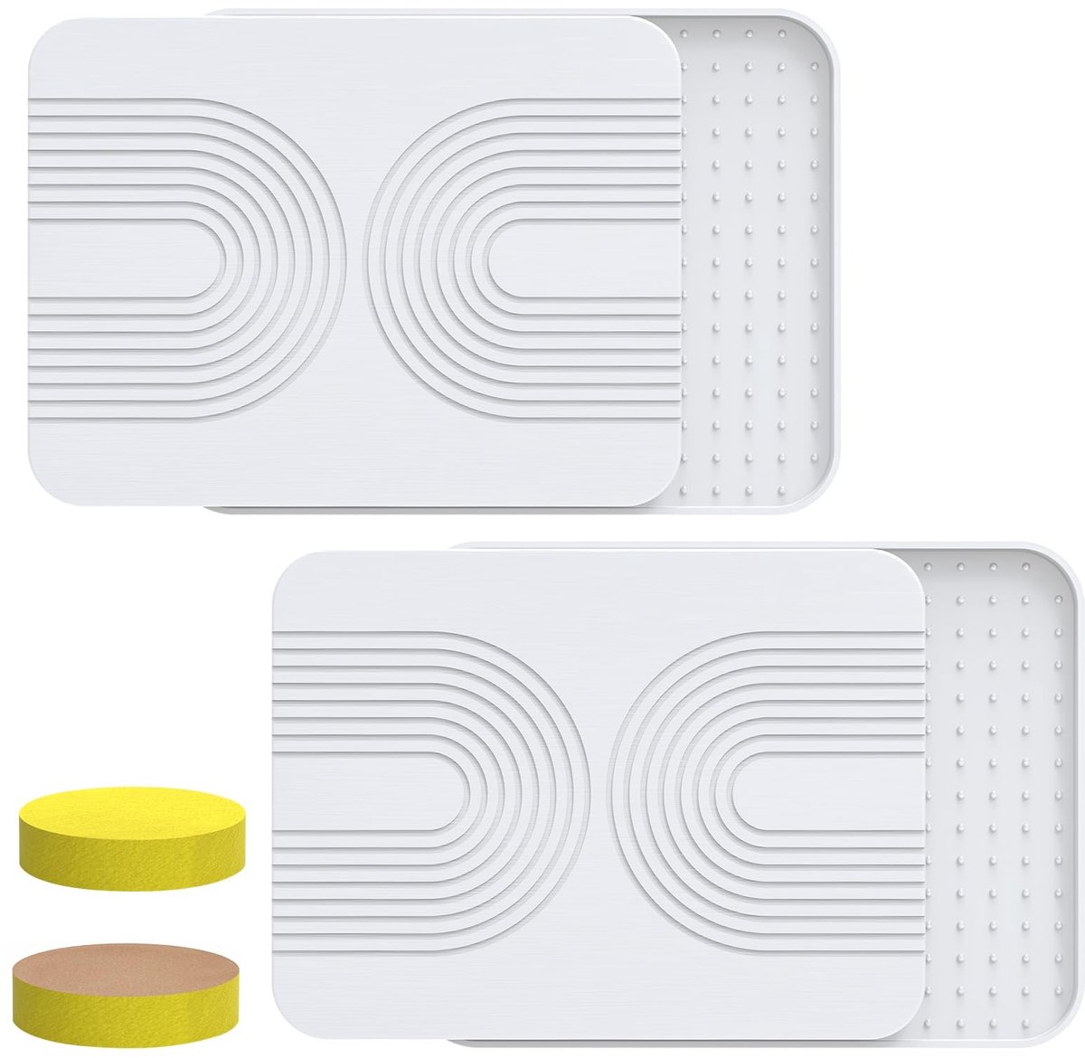 Omgoods - Sneldrogende Afwasmat met Antislip Silicone 40 x 30 cm