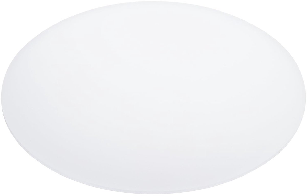 Omgoods - Lampenkap Diffuser, 229mm Diameter, 2mm Dikte, Wit Satin Finish