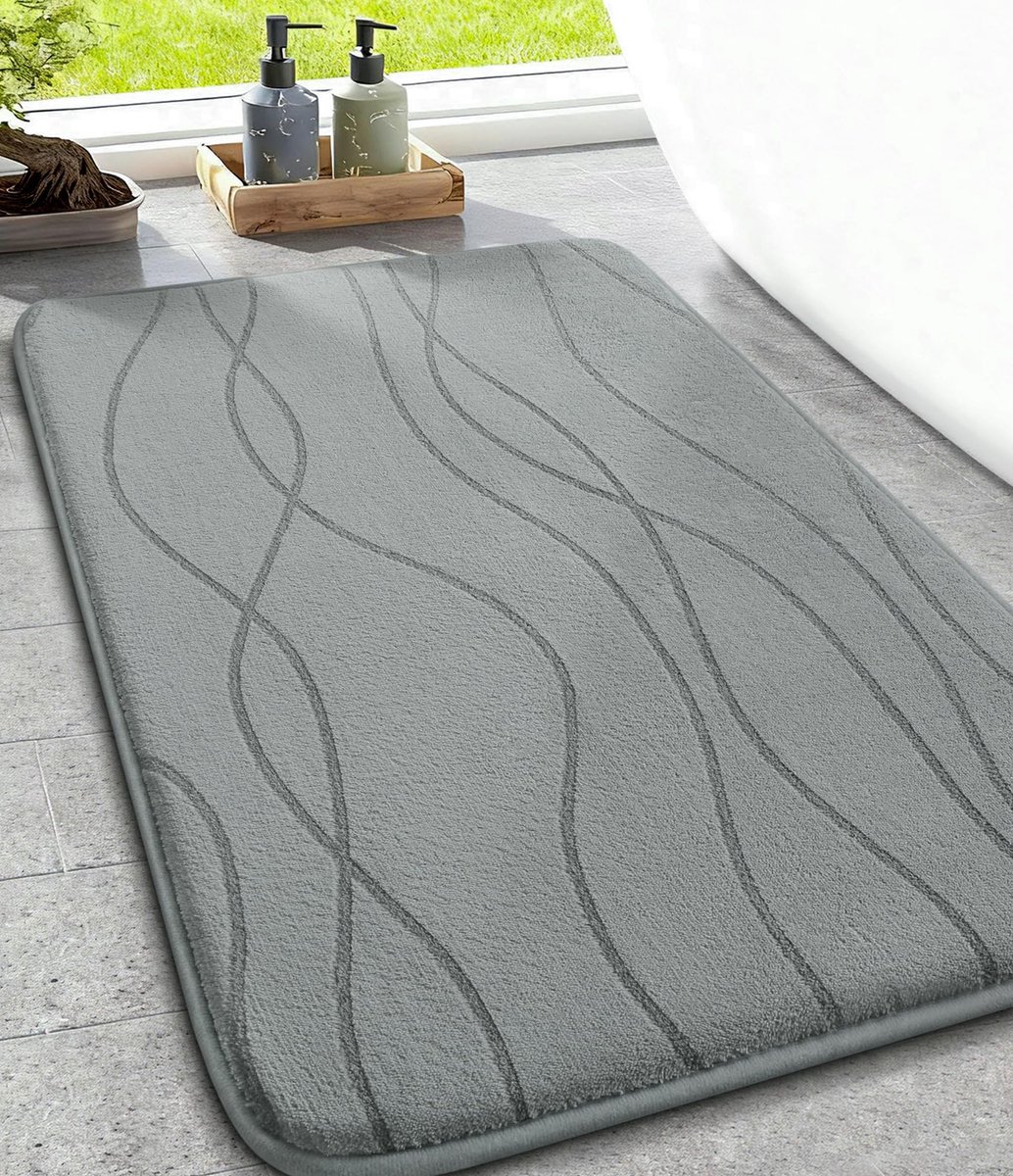 Omgoods - Memory Foam Badmat 43 x 61 cm Zacht en Absorberend