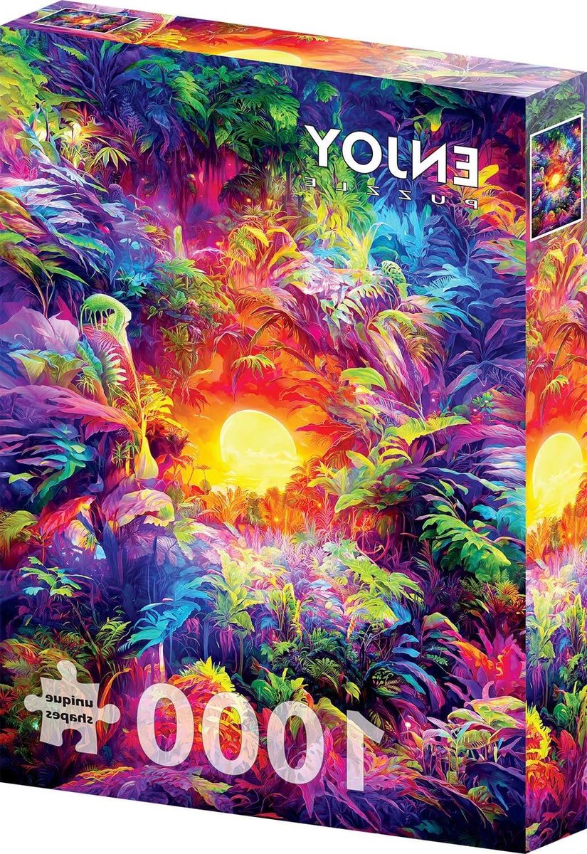 Puzzel 1000 Stukjes - Legpuzzel Jigsaw - Ontspanning Thuis - Sterke Verbindingen - 68 x 48 cm - Regenboog