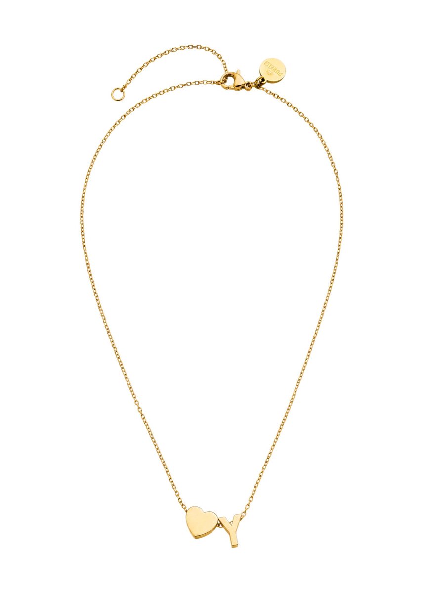 PURELEI Ketting Letter Heart Y
