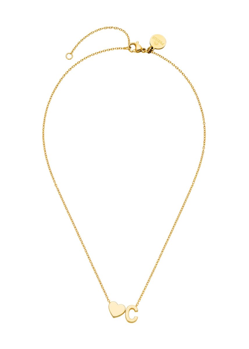 PURELEI Ketting Letter Heart C