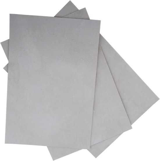 Reparatieset PVC - Waterdichte Patches - Opblaasbare Goederen Herstellen - Zelfklevend en Waterdicht - 10 x 15 cm - Grijs Wit — afbeelding 5