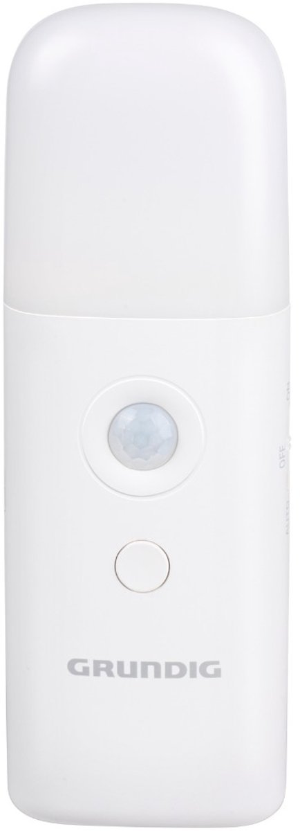 Grundig Draagbare Sensorlamp - LED Nachtlampje met Bewegingssensor - Warm Wit Licht 120 Lumen - Oplaadbaar via USB-C - met Houder en Dimbare Stand - Wit van Merkloos — afbeelding 5