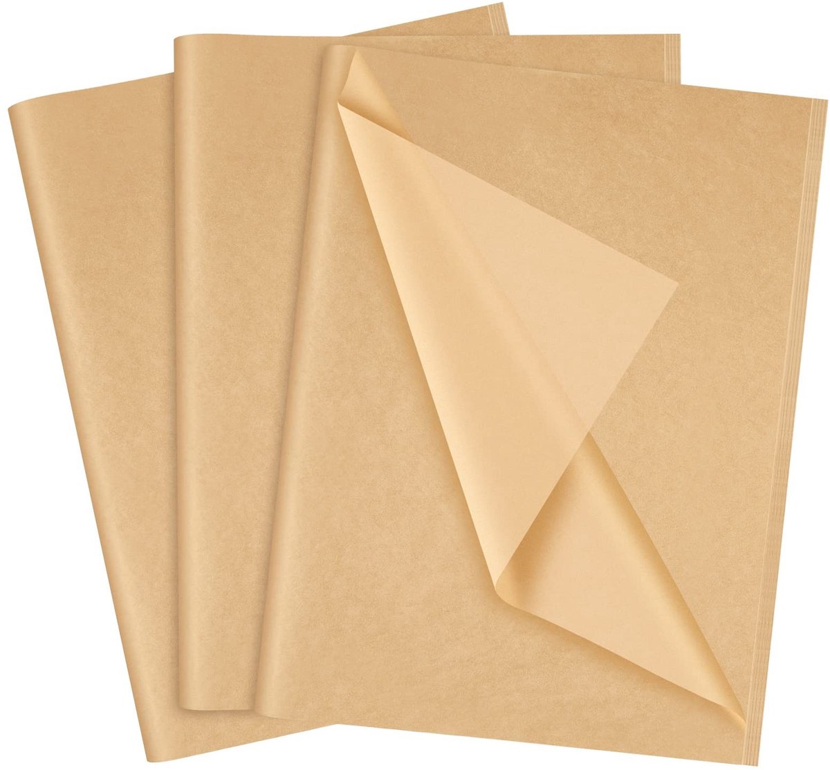 Omgoods - Kraftpapier voor Cadeautassen, 60 Vellen, Beige