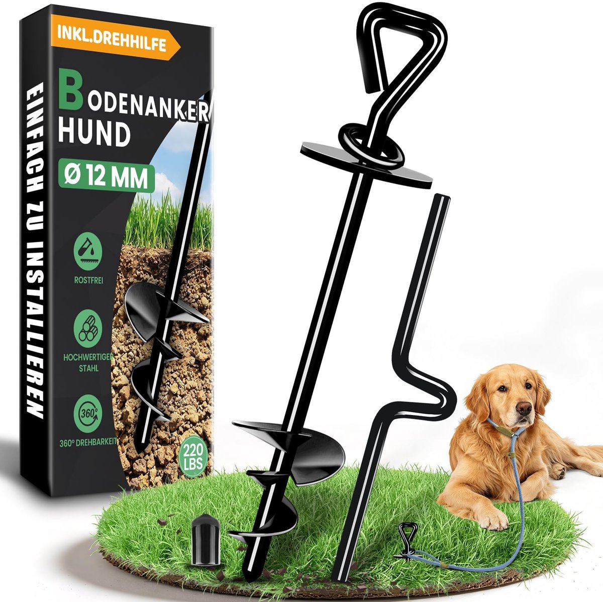 Omgoods - Honden Grondanker voor Kleine en Grote Honden