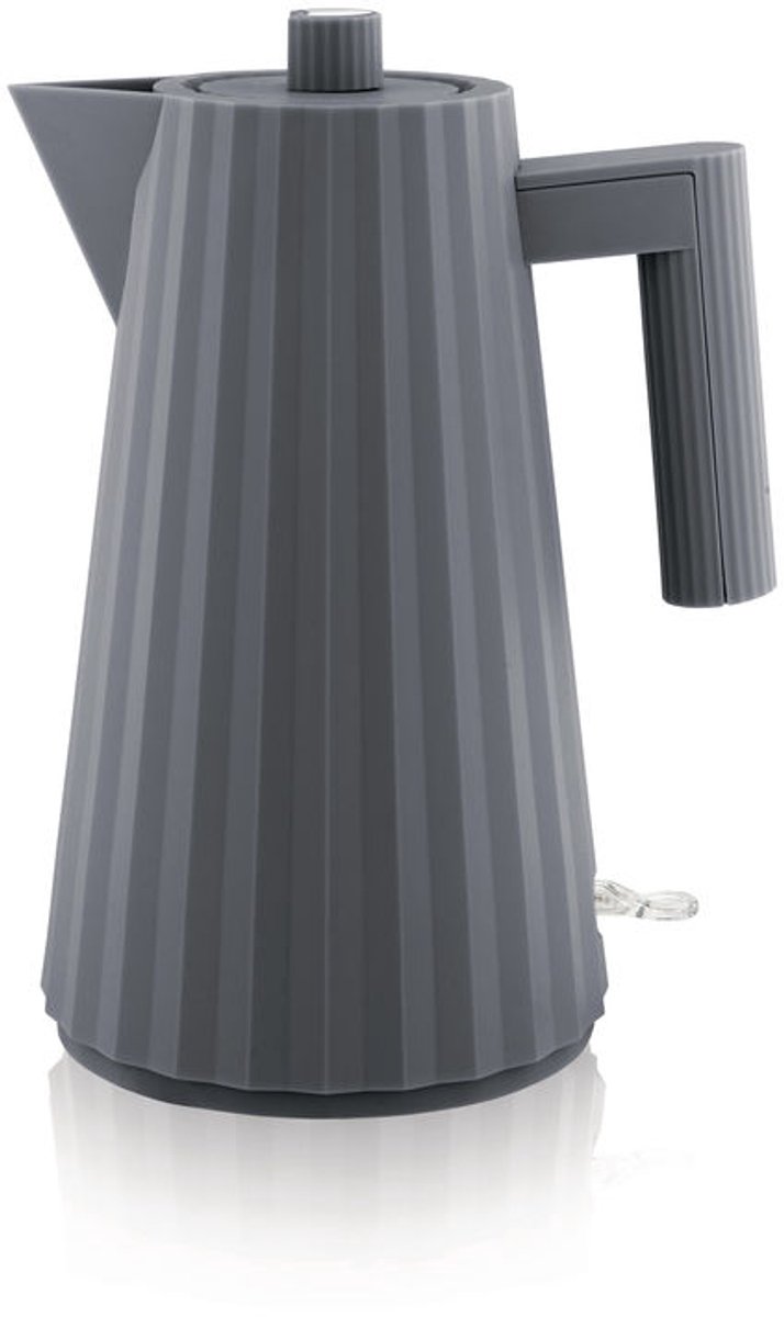 Alessi Plissé Waterkoker - 1,7 L - Kunststof - Grijs