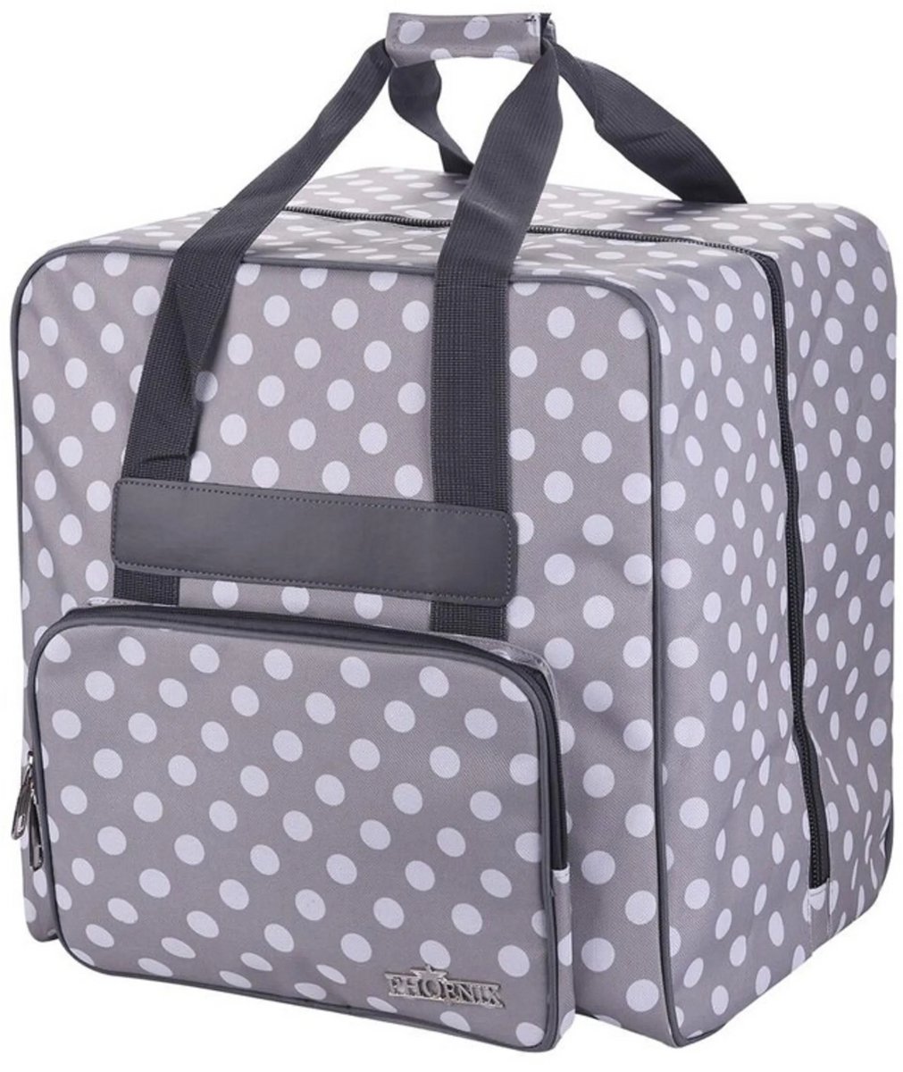 Phoenix Overlocktas Polkadots grijs