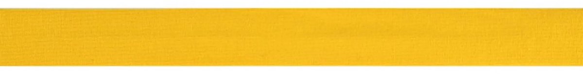 Oaki Doki Jersey Tricot Biaisband 20mm – 3 Meter – Geel 711 – Elastisch Afwerkingslint voor Stretchstoffen