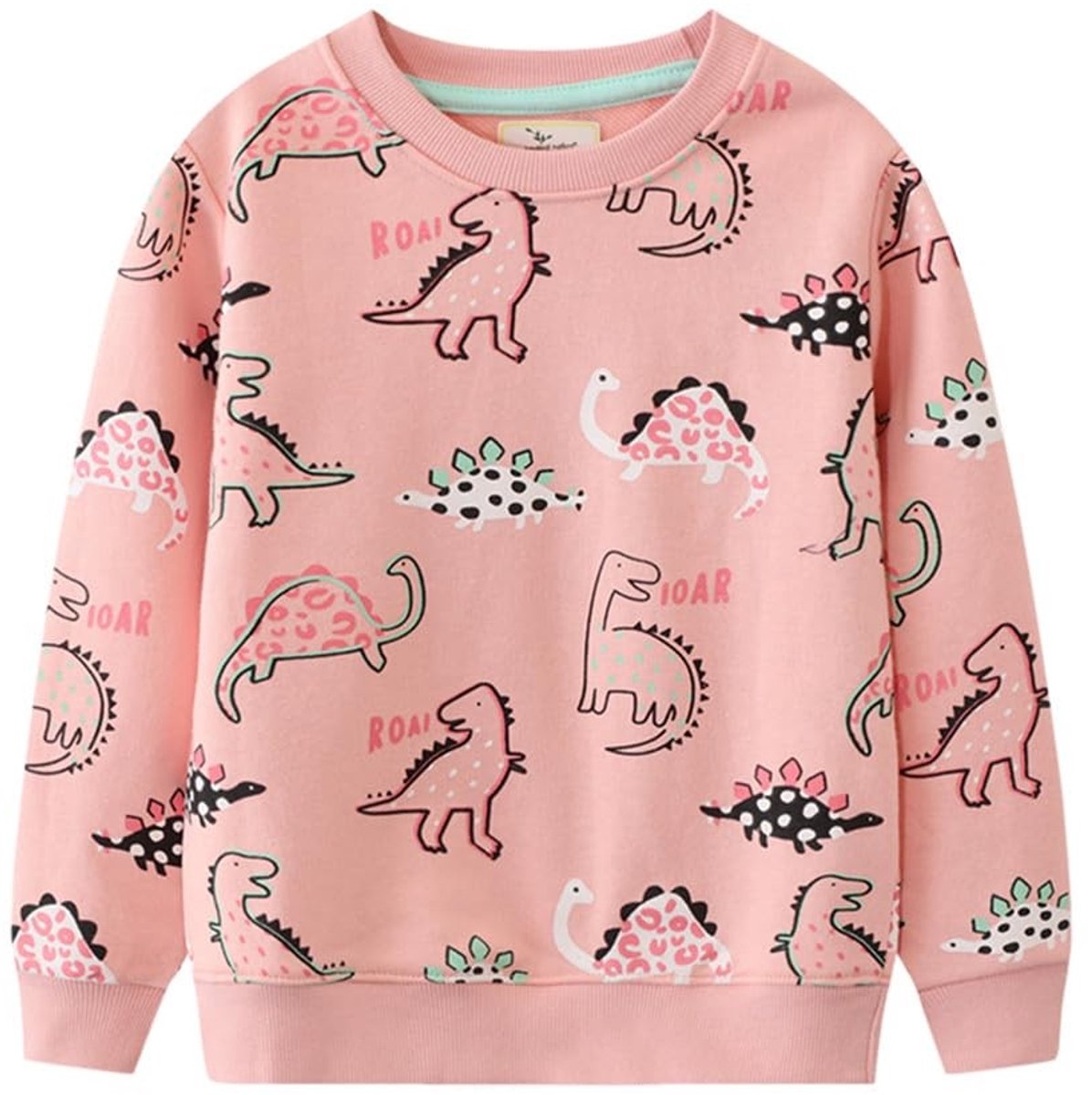 Omgoods - Meisjes Sweatshirt met Lange Mouwen voor Kinderen 1-7 Jaar