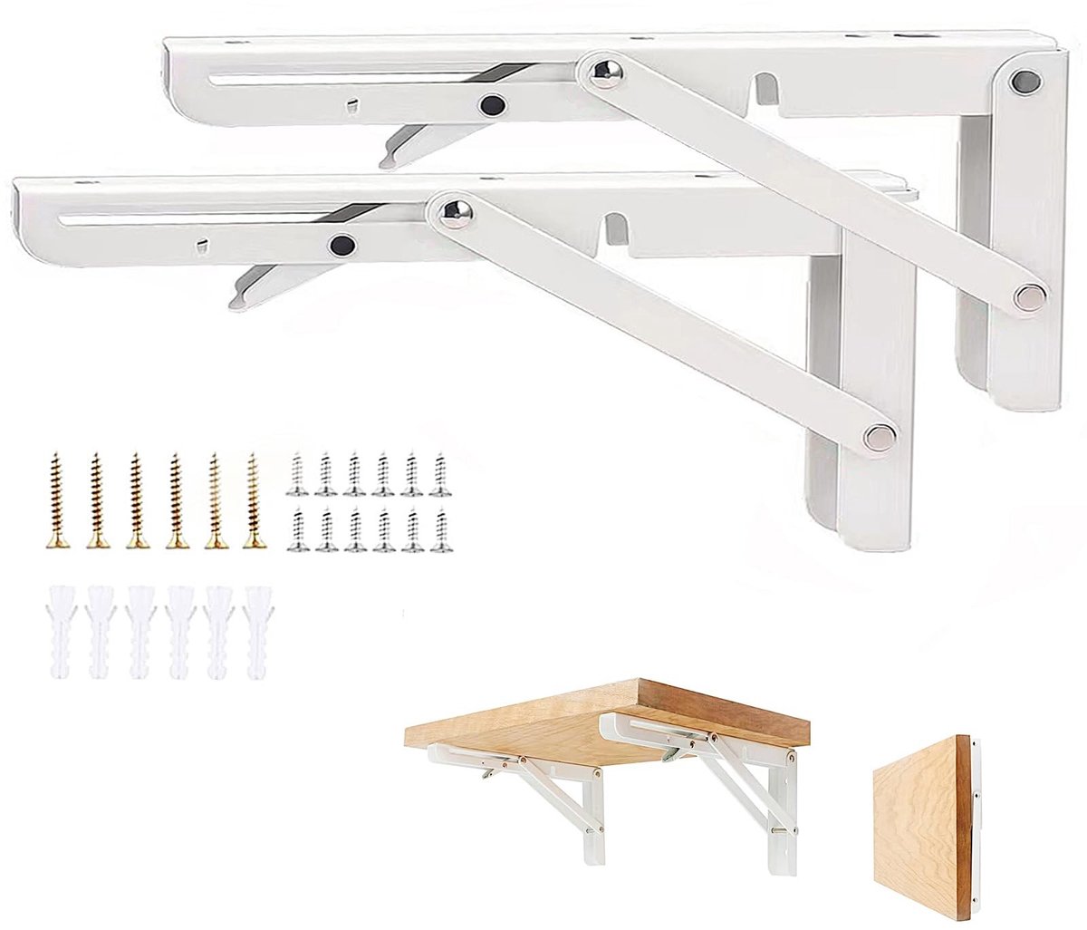 Omgoods - Vouwbare Console Plank voor Ruimtebesparing in Huis