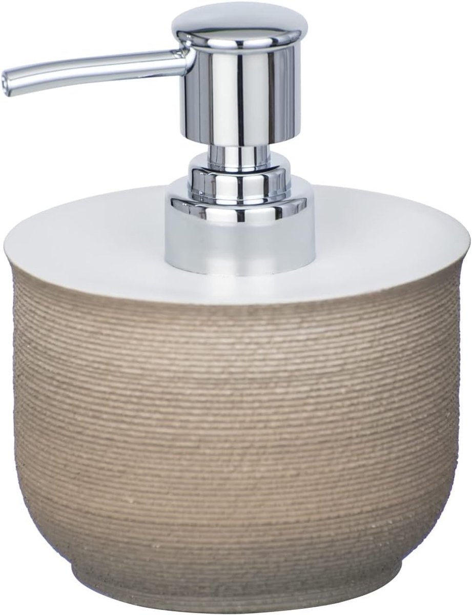 Omgoods - Polyresin Zeepdispenser voor Badkamer, Bruin