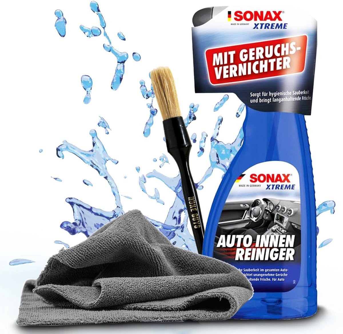 Omgoods - Auto Interieurreinigingsset met Interieurreiniger en Microvezeldoek