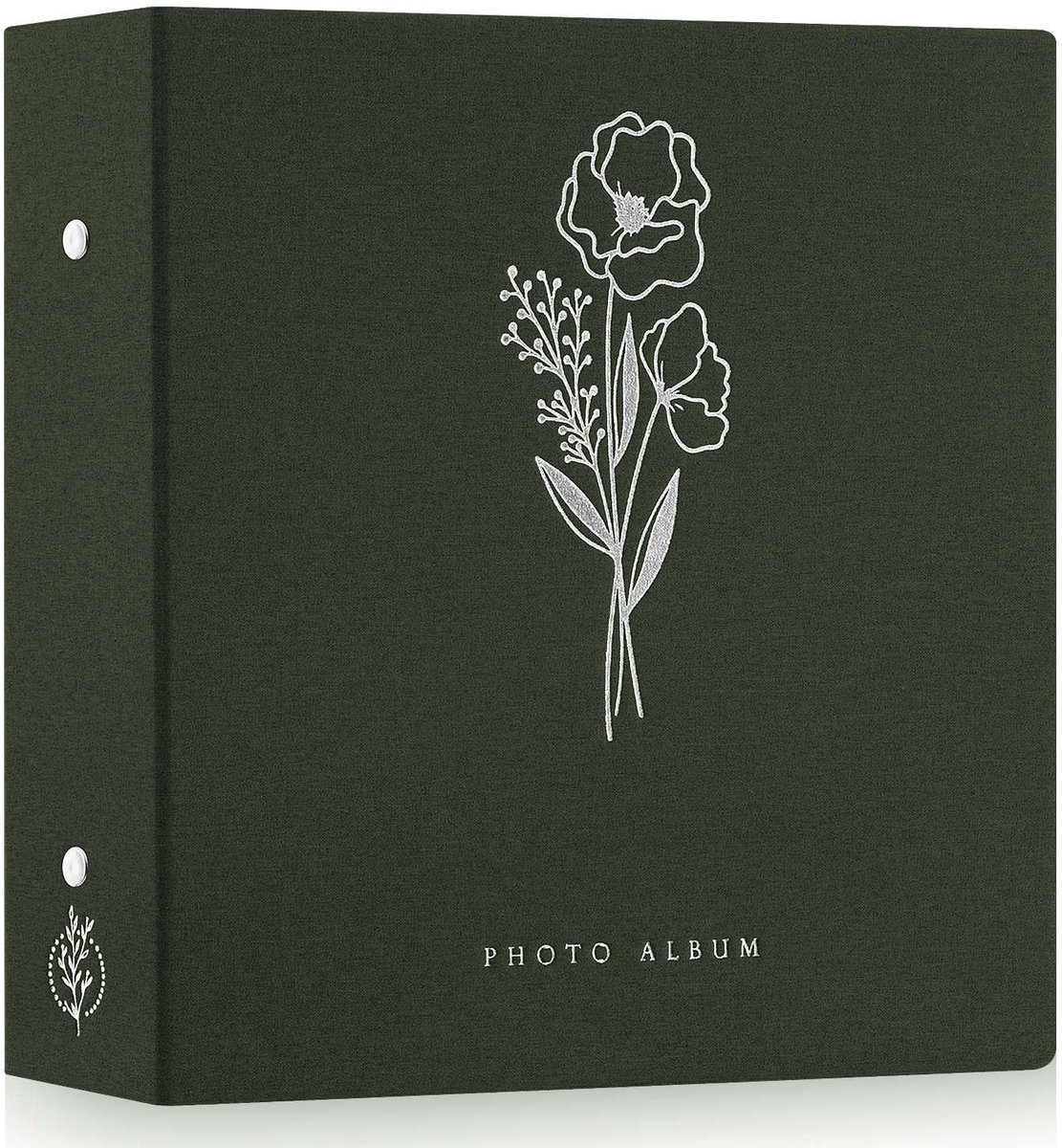 Omgoods- Fotoalbum Extra Groot - 1000 Foto's - Insteekalbum - Linnen Omslag - Waterdicht - Zuurvrij - Luxe Zilveren Print - Fotoalbumboek