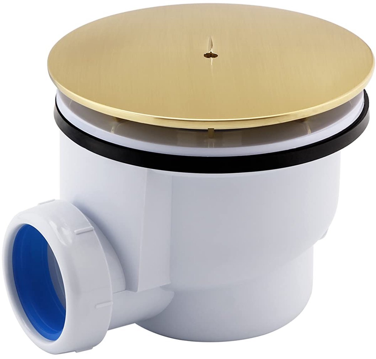 Omgoods - Gouden Douche Afvoerputje van Messing met Diameter 90 mm