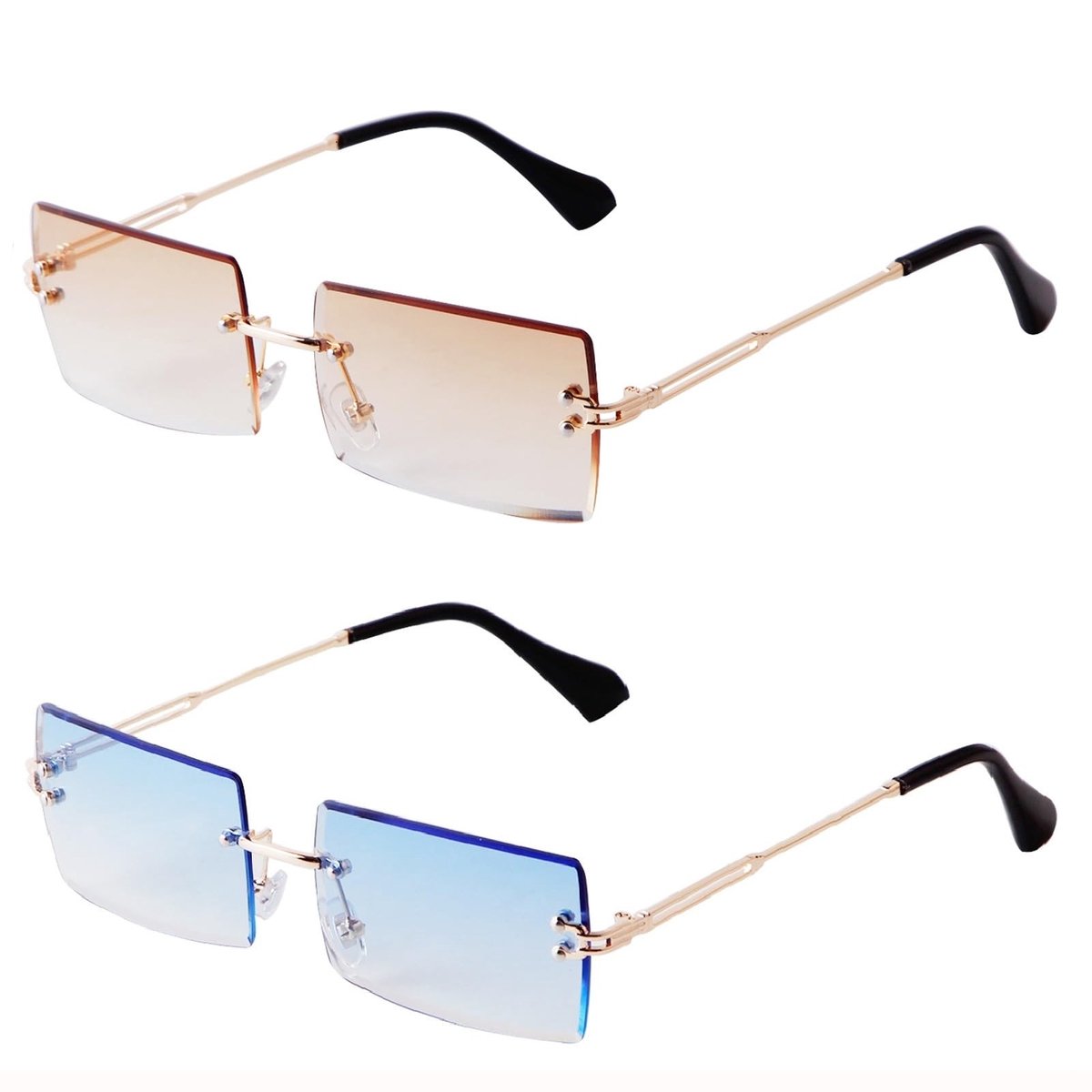 Omgoods - Retro Zonnebril met UV400 Bescherming voor Volwassenen