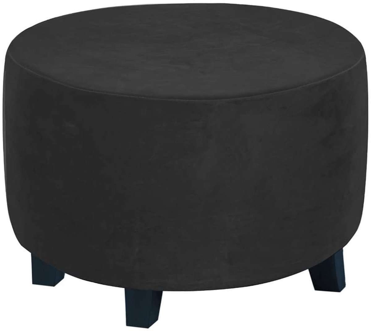 Omgoods - Ronde Ottoman Slipcovers van Velvet Stof