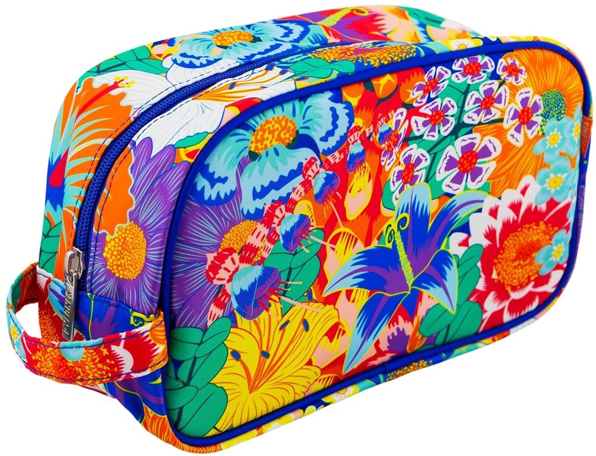 Omgoods - Toiletry Bag met Bloemenprint - Moderne Toilettas voor Reisaccessoires