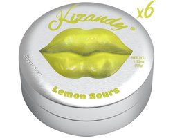 Kizandy - Suikervrije zuurtjes - Lemon - tinnen verpakking