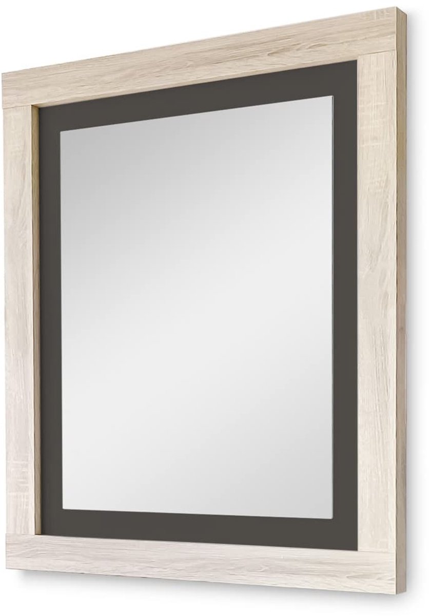 Omgoods - Praktische Wandspiegel Rectangular 75 x 90 cm