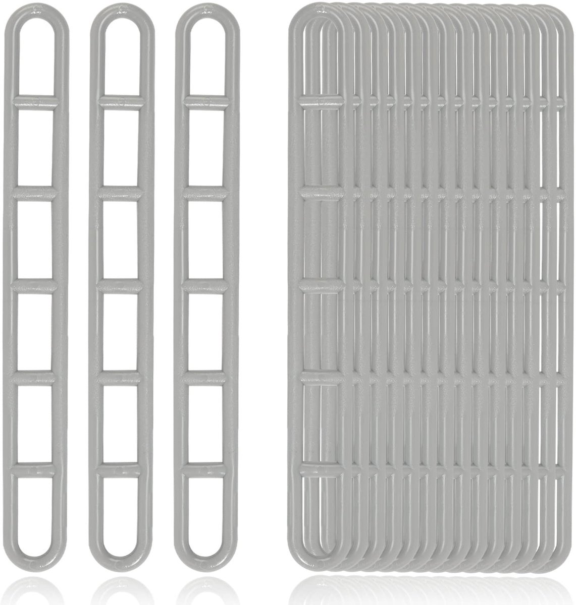 Omgoods - Set van 20 Sterke Plastic Tenten Spanbanden voor Buitengebruik