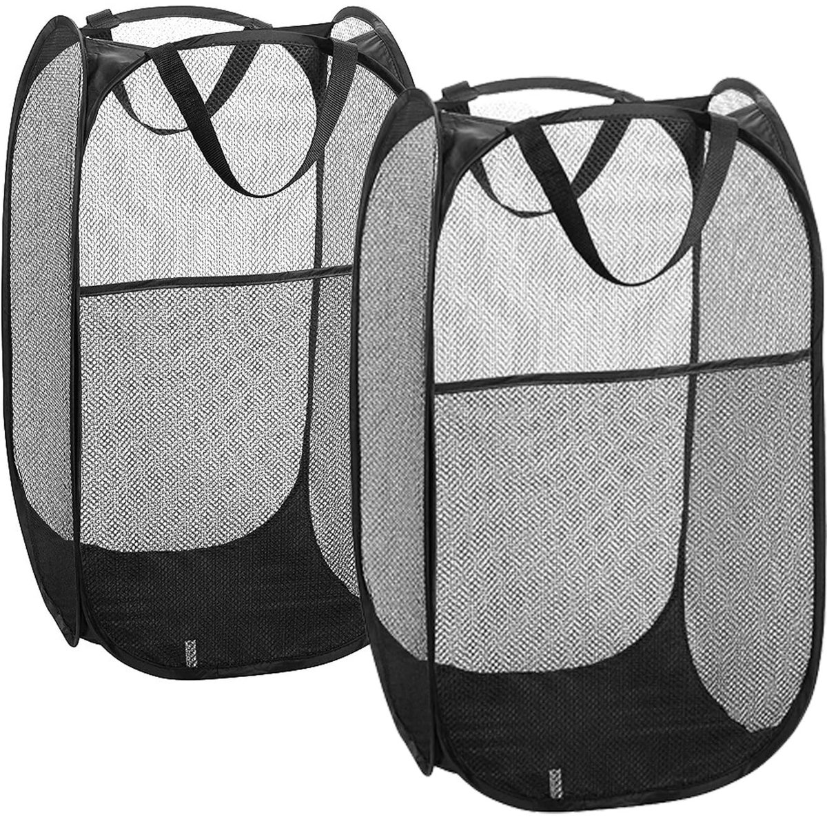 Omgoods - Set van 2 Vouwbare Netwasmanden met Stevige Handvatten
