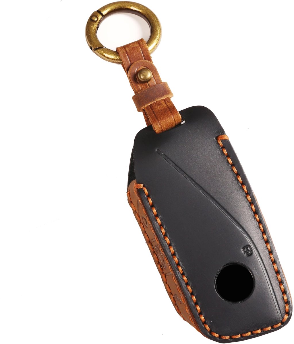 Omgoods - Echt Lederen Sleutelhanger Hoes voor Auto Sleutels