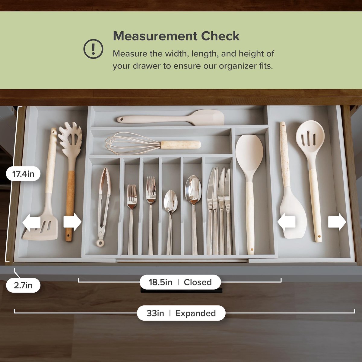 Omgoods - Premium Organiser voor Bestek en Keukenaccessoires