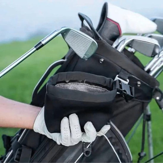 Omgoods - Golfbal Reinigingszak met Waterdichte Voering — afbeelding 3