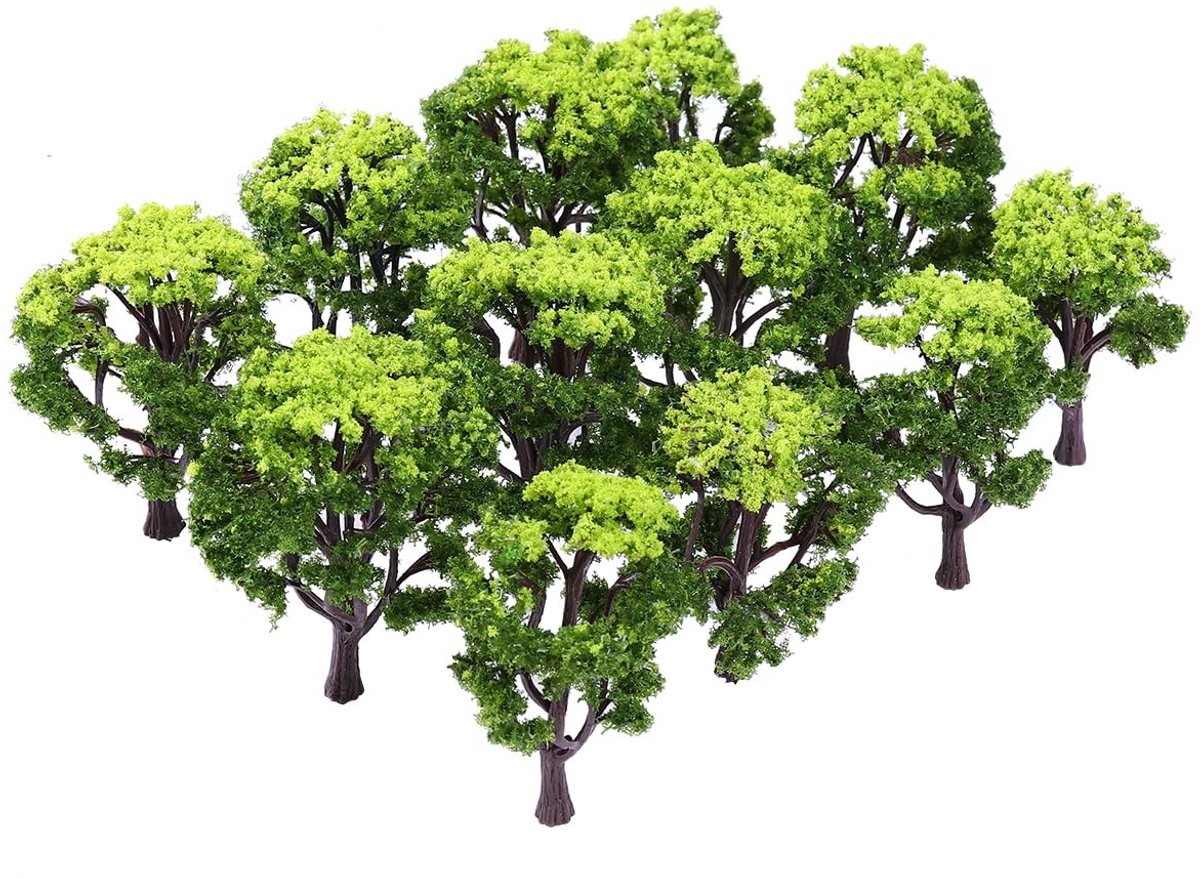 Omgoods - Set van 12 Modelbomen voor Landschapsarchitectuur