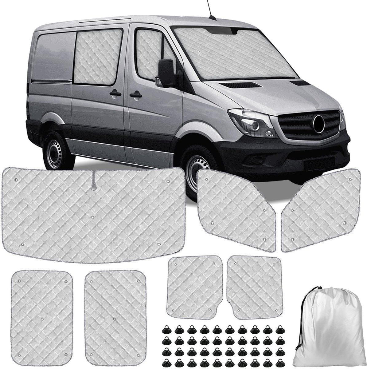 Omgoods - Vervangend Zonnezeil voor Mercedes Sprinter 2006-2018