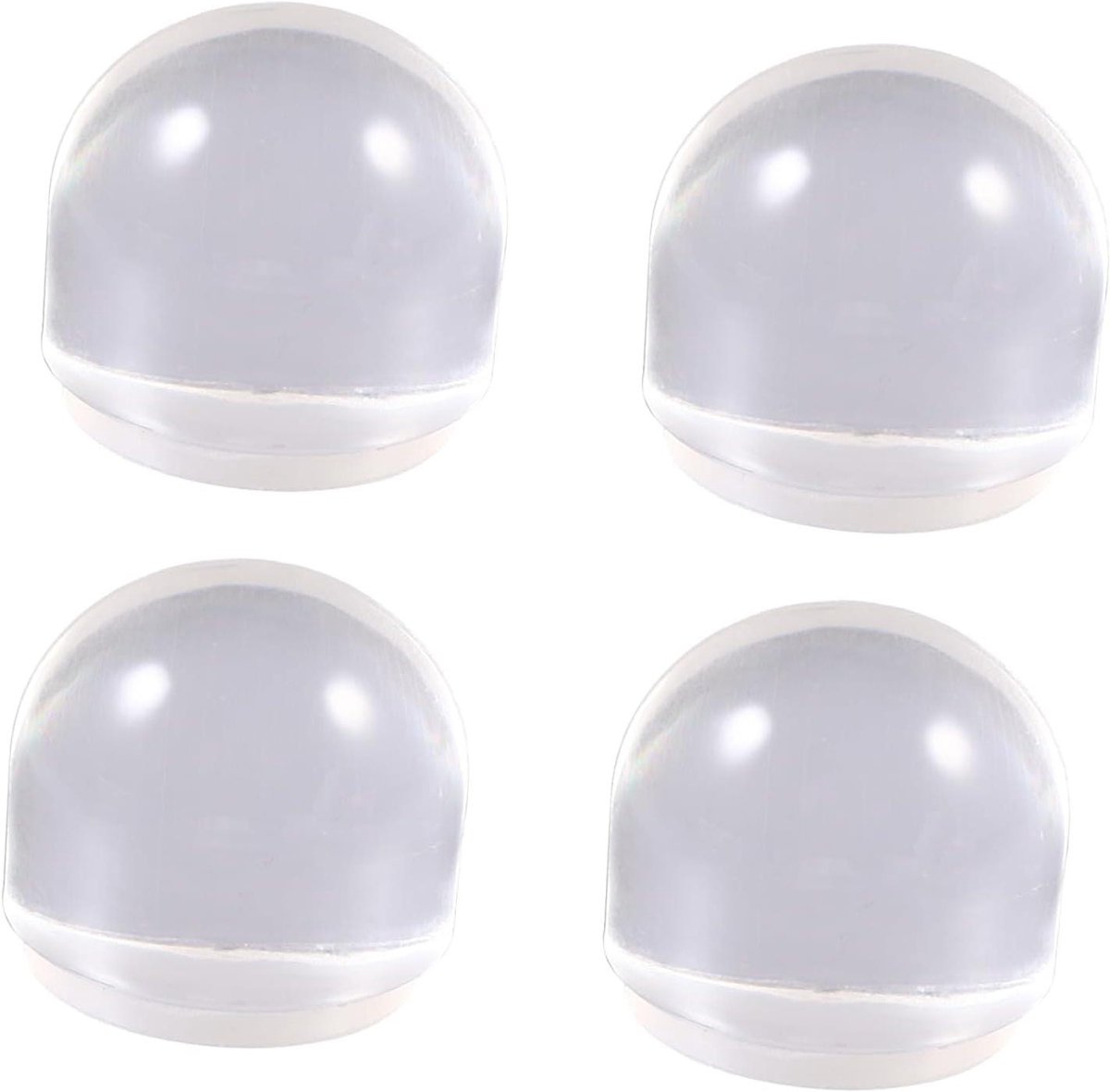 Deurstopper Acryl - Deurhouder Deurstop - Veilig Thuis - Beschermt Meubels - 4X4.2CM - Transparant