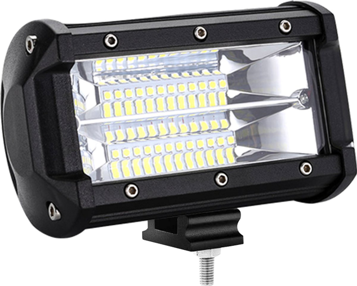 ACXIN LED Werklamp - 72W 10-30V - Offroad LED Schijnwerper voor SUV Vrachtwagen - Waterdicht IP67 - 6 Stuks