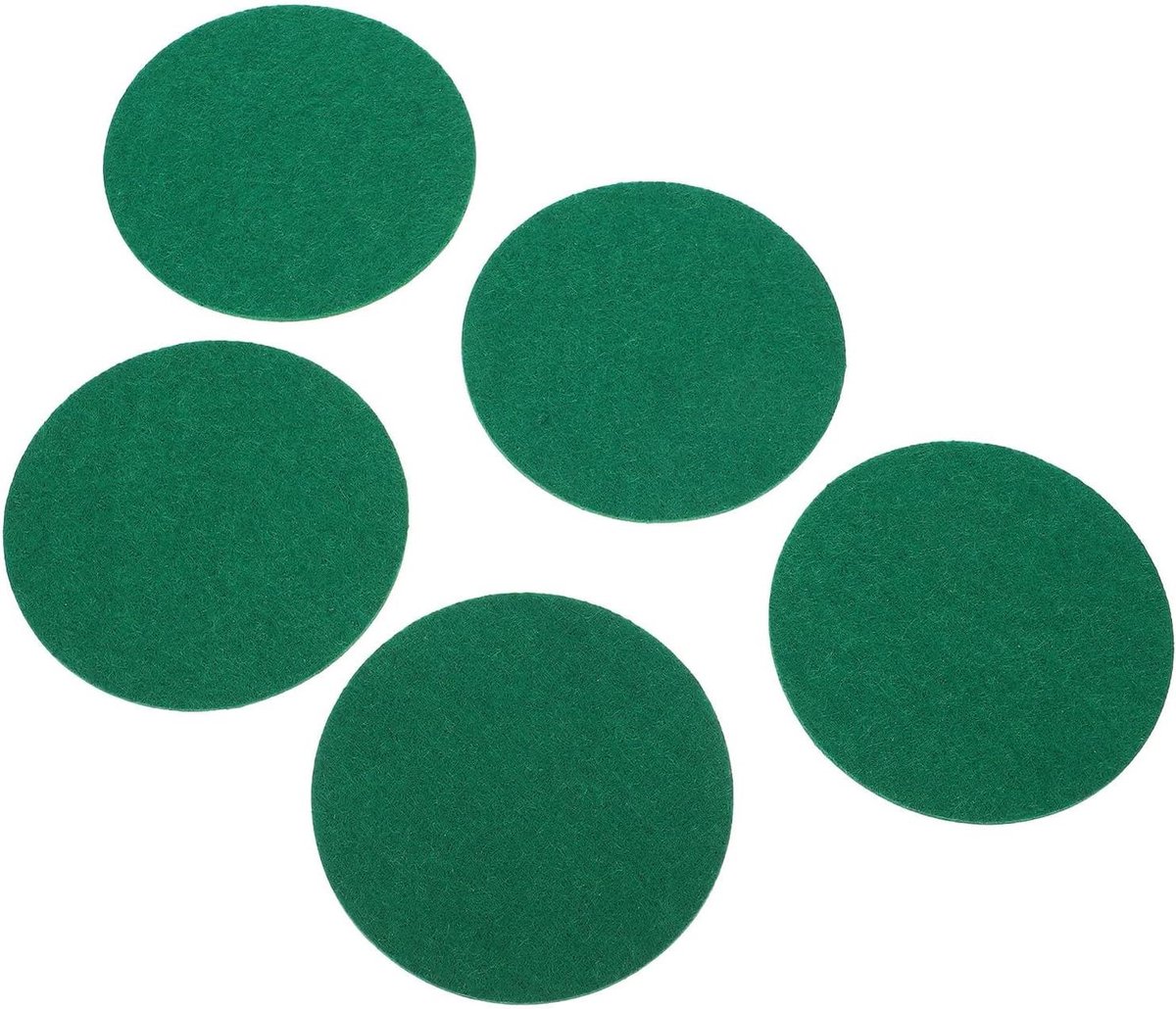 Airhockey Pusher Pads - Vervangingspatches Duwkussens - Airhockey Spelverbetering - Hoge Slagvastheid - 7.4 cm - Groen