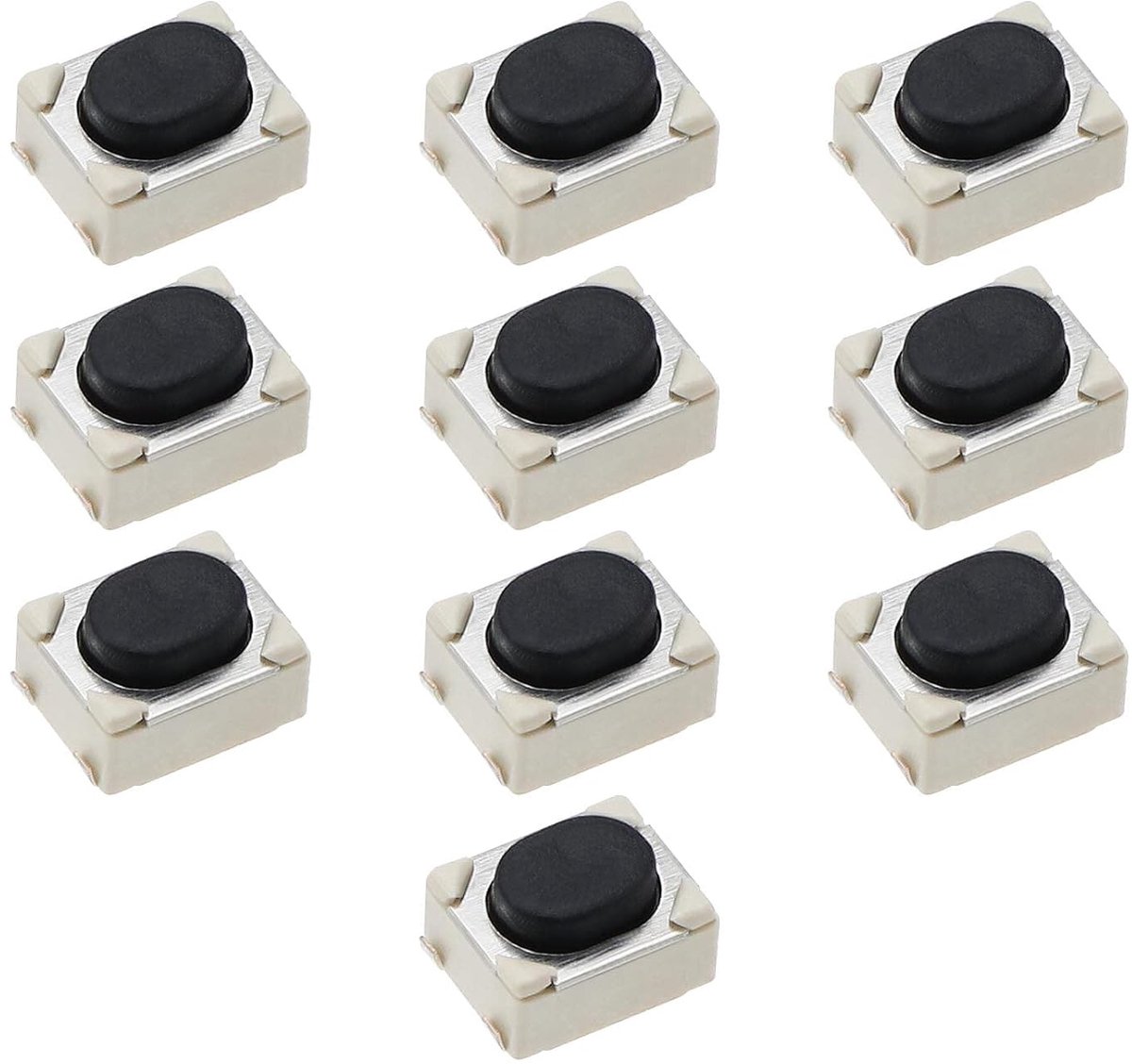 10 stuks microschakelaars, compatibel met Astra J Karl Adam Cascada auto-afstandsbediening, sleutelhanger, drukschakelaar, auto-interieuraccessoires