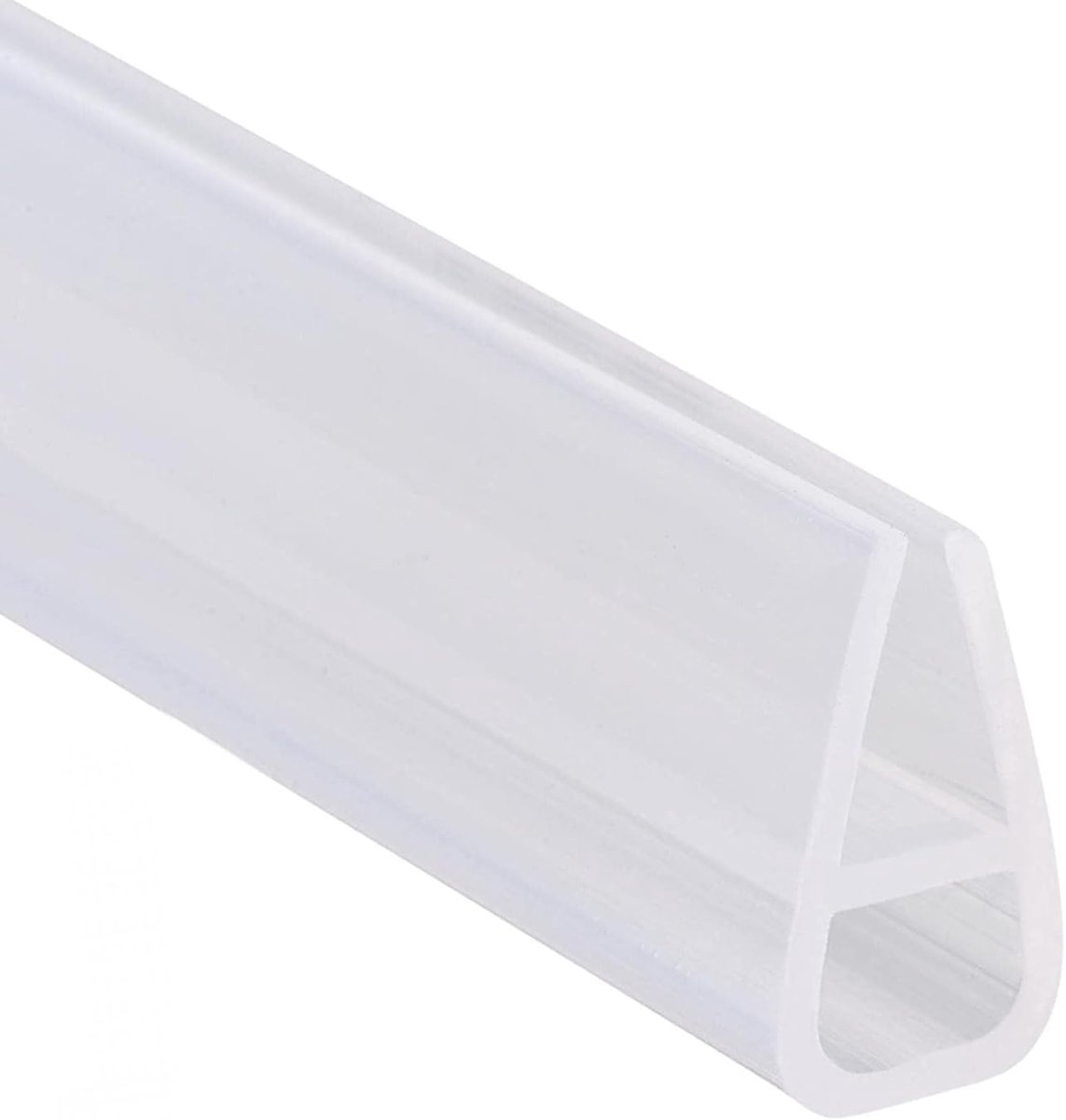 200 cm, afdichting voor 6 mm glazen deur, douchewand, pvc-reserveafdichting voor douche, waterafstotende doucheafdichting of douchecabineafdichting (U-vormig, 8 mm)