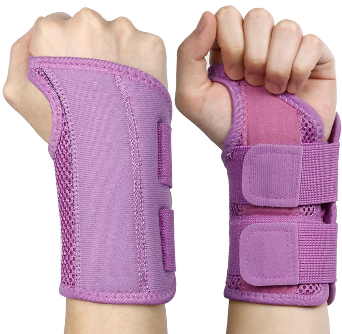 Polsbandages, Mannen En Vrouwen Carpal Tunnel Splint, Adjustable Wrist, Rechter en Linkerhanden, Voor Carpaal Tunnel Syndroom, Tendinitis, Artritis en Verstuikingen, Polssteun Voor Training