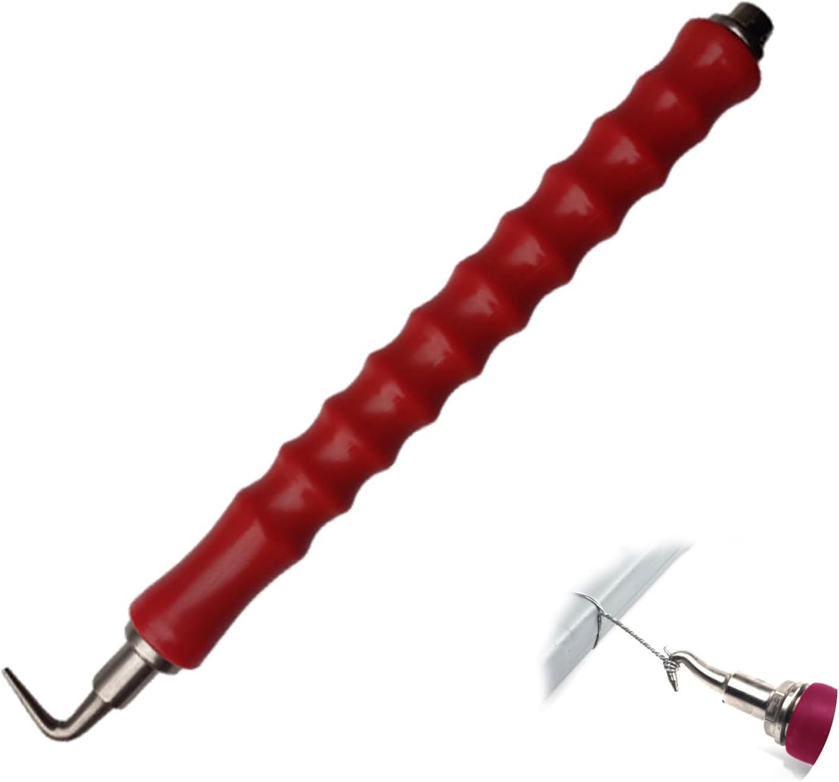 Semi-automatische Haak, Wapening Draad Twister, Tool Pull Twister, voor twistdraad, staafdraad. (Rood)