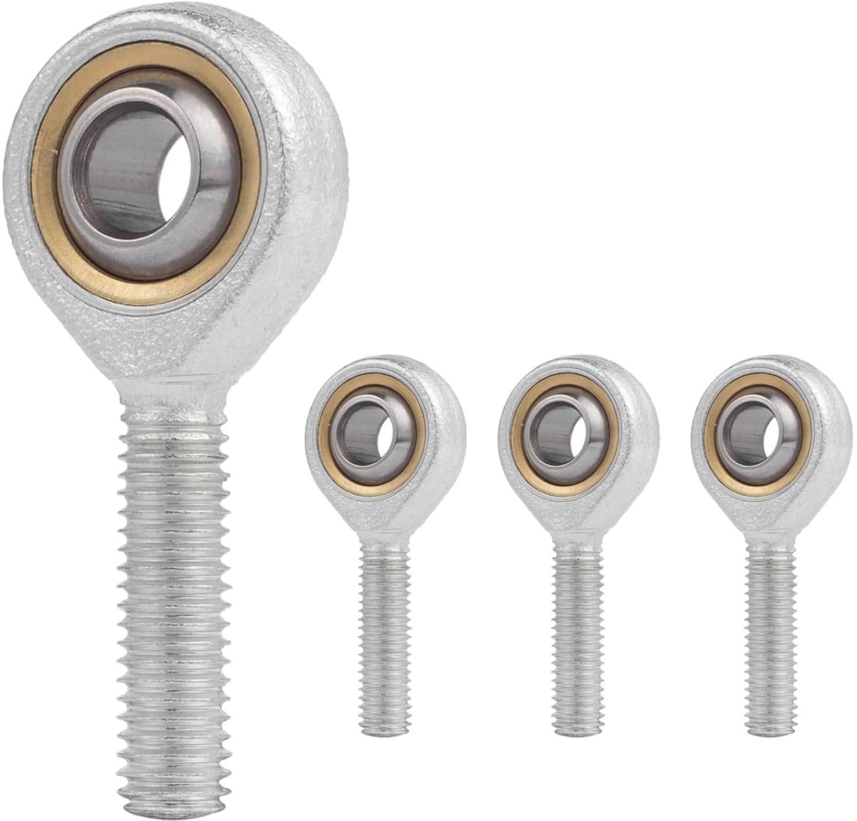 4 stuks, kogellager M10 buitendraad | Kogellagers, uniball kogelgewrichten, rechtse schroefdraad, veel gebruikt in machines, elektrisch gereedschap