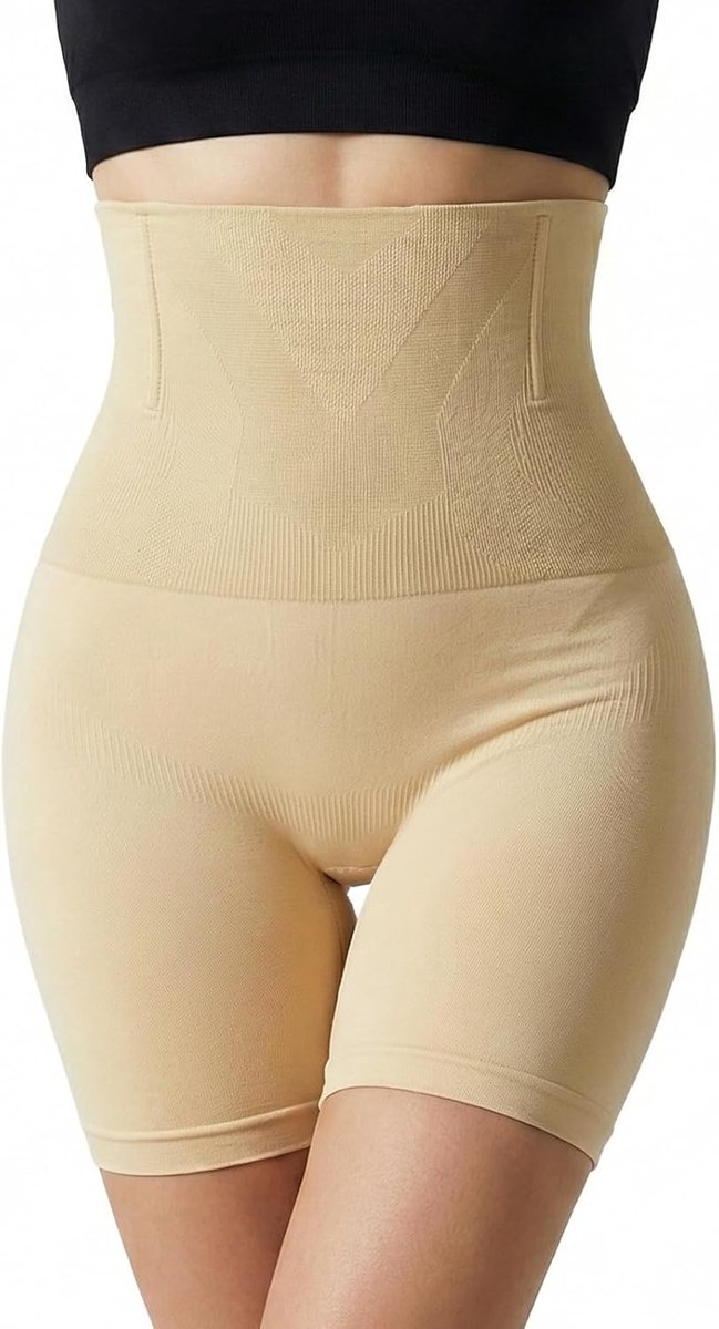 Buikweg-onderbroek voor Dames, Naadloos Onzichtbaar Figuurvormende Shapewear, Hoge Taille Figuurcorrigerende Onderbroek, Bodyshaper voor Werk Bruiloft Uitgaan Feesten