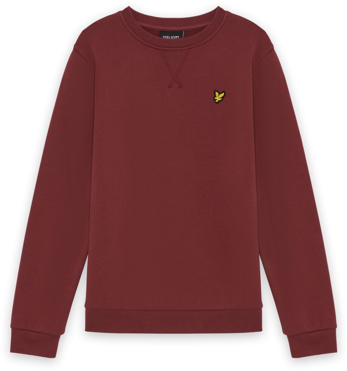 Lyle & Scott Crew Neck Sweatshirt Truien & Vesten Jongens - Sweater - Hoodie - Vest- Bordeaux - Maat 140/146