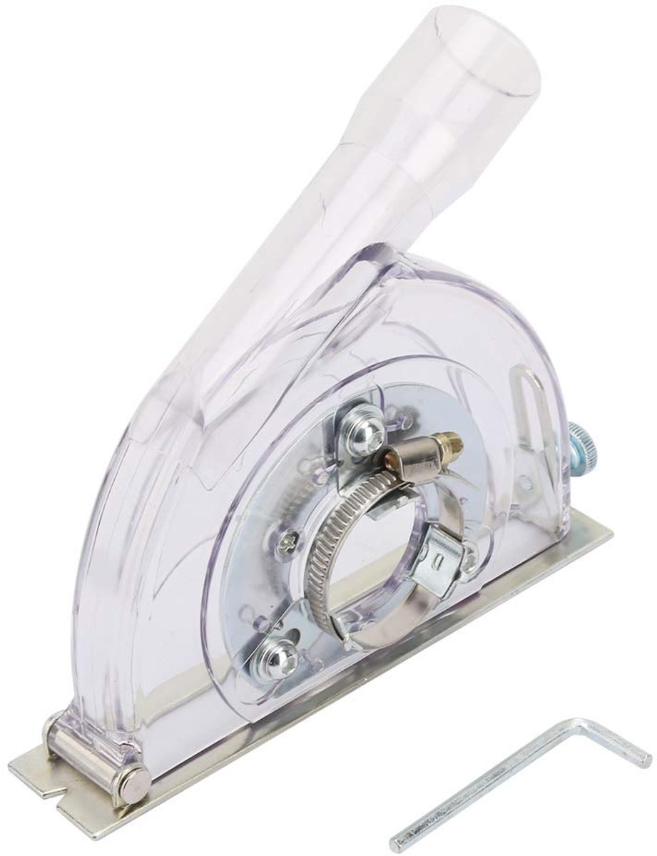 Transparant PC-omhulsel voor 100/125/150 mm haakse slijper & 90/115/125 mm zaagschijf