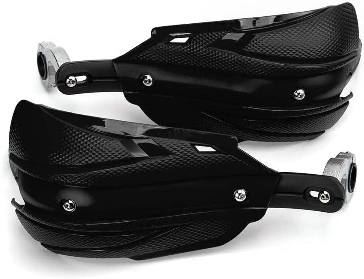 Handguard Universele 22mm 25mm 28mm Grip Bescherming Shield Motorfiets Motocross Scooter Winddicht Stuur Handguard Beschermende Apparatuur (zwart)