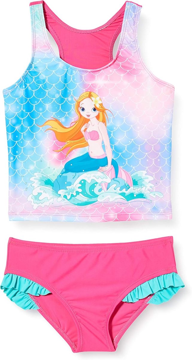 Zeemeerminstaart voor meisjes, roze, 98/104 cm