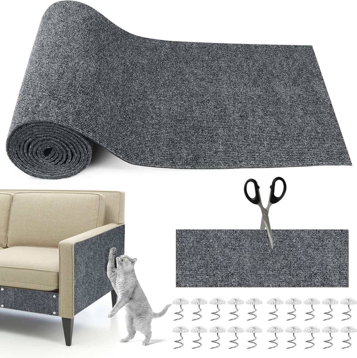 Krabmat kat sofa zelfklevend