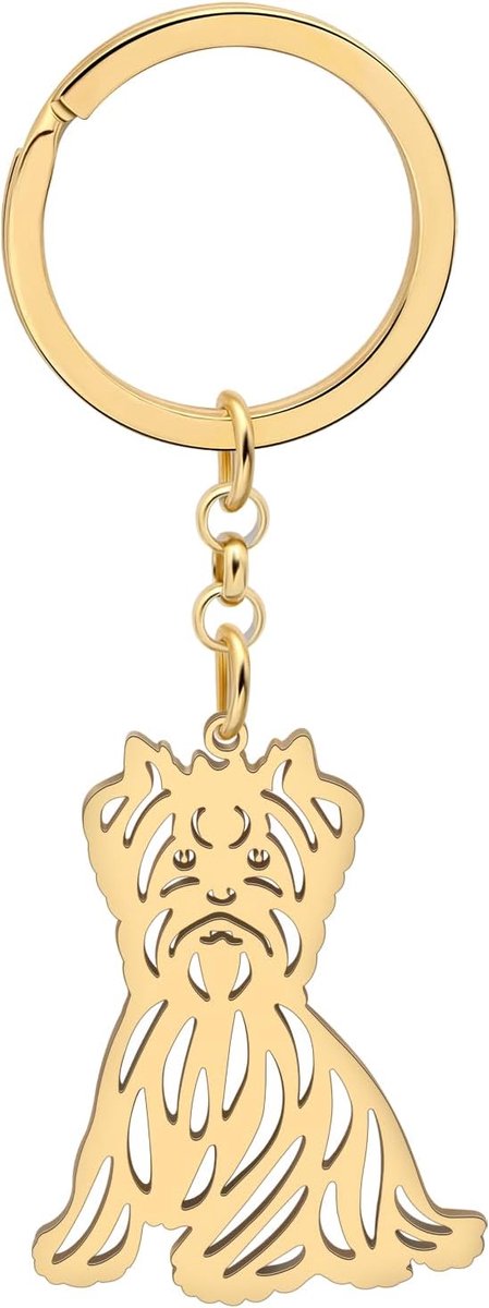Yorkshire Terrier Sleutelhanger Huisdieren Hond Dieren Autosleutels Sleutelhanger Sieraden Voor Vrouwen Purse Party Geschenken
